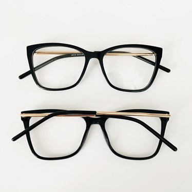 Armação de óculos de grau - Jenna 619 - Preto