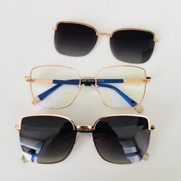 Armação de óculos de grau - Katarine 85007 - dourado clip detalhe dourado c6