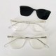 Armação de óculos de grau - Keyla 8004 - transparente C3
