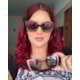 Armação de óculos de grau - Kimberly 3 em 1 cod 5302  - dourado haste animal print clip on marrom degradê e clip on animal print com dourado transparente