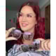 Armação de óculos de grau - Kimberly 3 em 1 cod 5302  - dourado haste animal print clip on marrom degradê e clip on animal print com dourado transparente