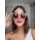 Armação de óculos de grau - Kimberly 3 em 1 cod 5302  - Rose gold haste marrom mesclado clip on dourado transparente e clip on nude