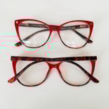 ARMAÇÃO DE ÓCULOS DE GRAU - L6102 - VERMELHO ARMAÇÃO DE ÓCULOS DE GRAU - L6102 - VERMELHO