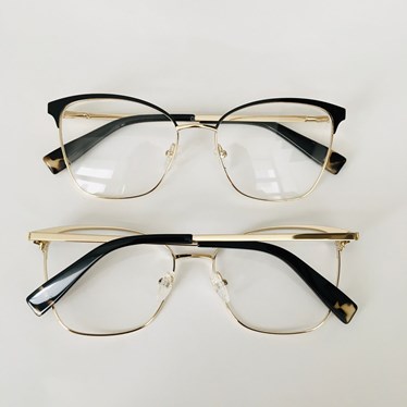 Armação de óculos de grau - Laura Metal 6954 - preto C1