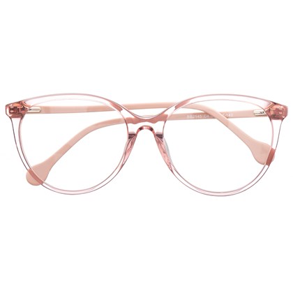 Armação de óculos de grau - Lexa 2145 - Rose Transparência