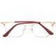 Armação de óculos de grau - Lilian 2.0 - Bordo