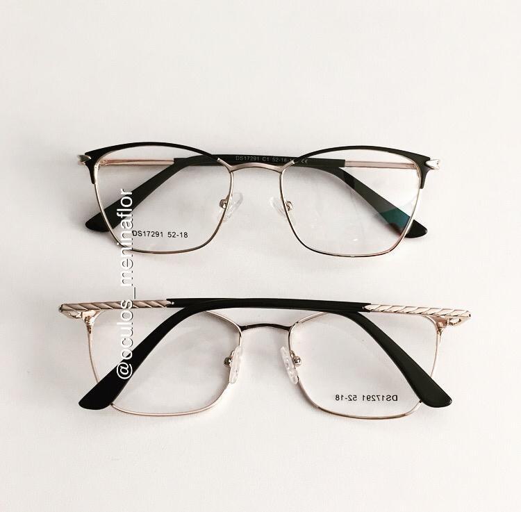 Oculos retangular feminino de grau Clearance