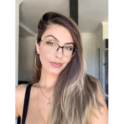 ARMAÇÃO DE ÓCULOS DE GRAU - LILIAN 6926 - PRETO ARMAÇÃO DE ÓCULOS DE GRAU - LILIAN 6926 - PRETO