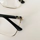 Armação de óculos de grau - Lilian strass 66018 - preto C1