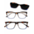 animal print com degrade azul