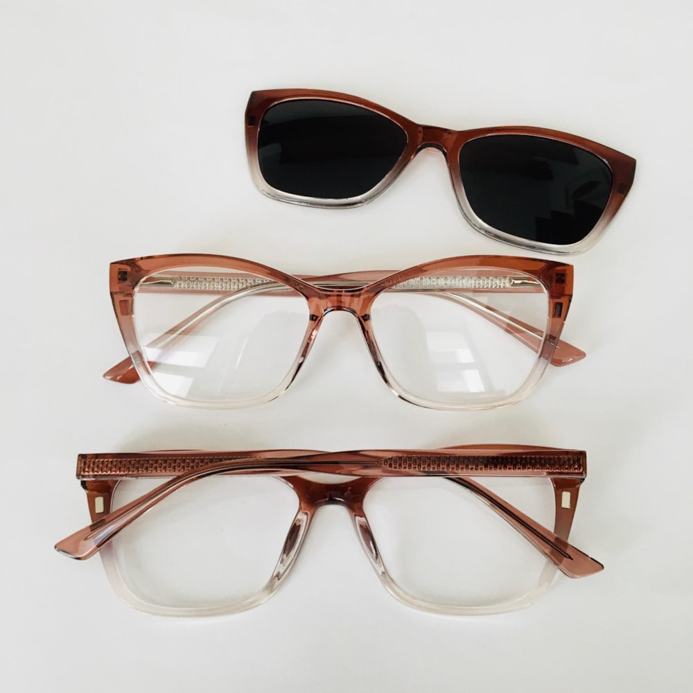 Armação de óculos de grau - Lorenza 0187 - dourado transparente C4 ...