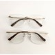 Armação de óculos de grau - Luisa 3 Pontos - Dourado