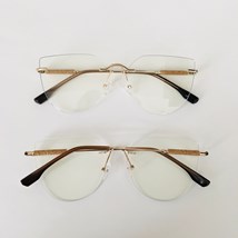 Óculos de sol - John redondinho - Dourada lente preta - Óculos Menina Flor