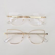 Armação de óculos de grau - Maísa 82152 - branco com dourado C6