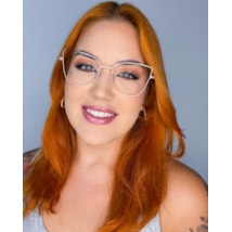 Armação de óculos de grau - Maísa 82152 - Rose gold brilho rose