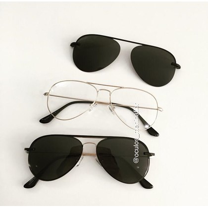 Armação de óculos de grau - Malibu - Dourado