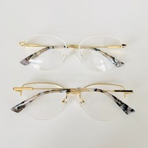 Armação de óculos de grau - Manueli 311 - branco com dourado C8