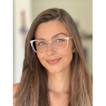 Armação de óculos de grau - Mariana Coral 6181 - transparente C3