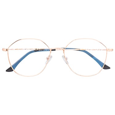 Armação de óculos de grau - Marselha 9721 - Rose Gold