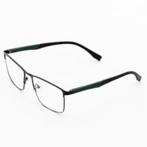 ARMAÇÃO DE ÓCULOS DE GRAU MASCULINO - DANIEL 221 - PRETO COM VERDE C6 ARMAÇÃO DE ÓCULOS DE GRAU MASCULINO - DANIEL 221 - PRETO COM VERDE C6