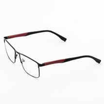 ARMAÇÃO DE ÓCULOS DE GRAU MASCULINO - DANIEL 221 - PRETO COM VERMELHO C3 ARMAÇÃO DE ÓCULOS DE GRAU MASCULINO - DANIEL 221 - PRETO COM VERMELHO C3