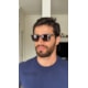 Armação de óculos de grau masculino - Daniel quadrado 0161 - marrom escuro fosco