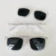 Armação de óculos de grau masculino - Daniel quadrado 0161 - transparente clip on transparente