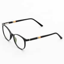 ARMAÇÃO DE ÓCULOS DE GRAU MASCULINO- DIOGO 7008 - PRETO COM DETALHE AMARELO C1 ARMAÇÃO DE ÓCULOS DE GRAU MASCULINO- DIOGO 7008 - PRETO COM DETALHE AMARELO C1