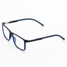 ARMAÇÃO DE ÓCULOS DE GRAU MASCULINO- EDDY 633078 - AZUL C5 ARMAÇÃO DE ÓCULOS DE GRAU MASCULINO- EDDY 633078 - AZUL C5