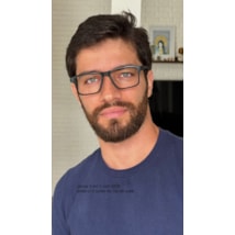 Armação de óculos de grau masculino - Jonas 5 em 1 cod 2258 - preto com 5 cores de clip on solar