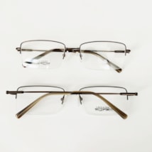 Armação de óculos de grau masculino - Luis 6588 titanium - Bronze C4 Armação de óculos de grau masculino - Luis 6588 titanium - Bronze C4