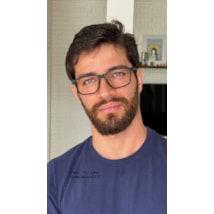 Armação de óculos de grau masculino - Make 1012 - preto haste detalhe azul C1