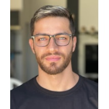 Armação de óculos de grau masculino - Mateus 1003 - Preto Armação de óculos de grau masculino - Mateus 1003 - Preto
