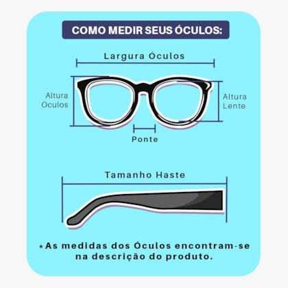 Armação de óculos de grau masculino - Modelo LQC0154 - grafite