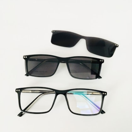 ARMAÇÃO DE ÓCULOS DE GRAU MASCULINO- SAMUEL F1008 - PRETO ARMAÇÃO DE ÓCULOS DE GRAU MASCULINO- SAMUEL F1008 - PRETO