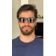 Armação de óculos de grau masculino - Thiaguinho 0270 - transparente haste preto clip on preto c3
