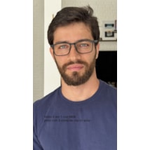 Armação de óculos de grau masculino - Victor 5 em 1 cod 9808 - preto com 5 cores de clip on solar