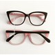 Armação de óculos de grau - Maud - Preto fundo rosa