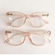 Armação de óculos de grau - Maud - Rose transparência