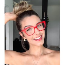 Armação de óculos de grau - Maud - Vermelho Armação de óculos de grau - Maud - Vermelho