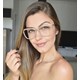 Armação de óculos de grau - Megan Two - Nude Chocolate
