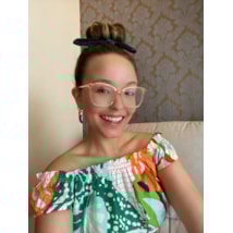 Armação de óculos de grau - Megan Two - Rose transparência Armação de óculos de grau - Megan Two - Rose transparência