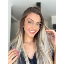 Armação de óculos de grau - Melanie 2059 - Prata C4 Armação de óculos de grau - Melanie 2059 - Prata C4