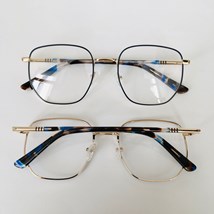 Armação de óculos de grau - Melanie Coral 5035 - azul com dourado C3