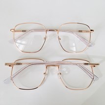 Armação de óculos de grau - Melanie Coral 5035 - Rose gold ponteira transparente C7