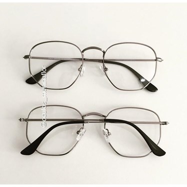 Armação de óculos de grau - Melanie OM88017 - Gráfite