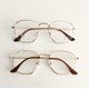 Armação de óculos de grau - Melanie Two - Dourado lente marrom