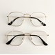 Armação de óculos de grau - Melanie Two - Dourado lente preta
