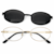 dourado clip on preto