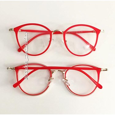 Armação de óculos de grau - Mileni - Vermelho
